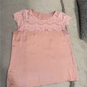Pink Lace Top